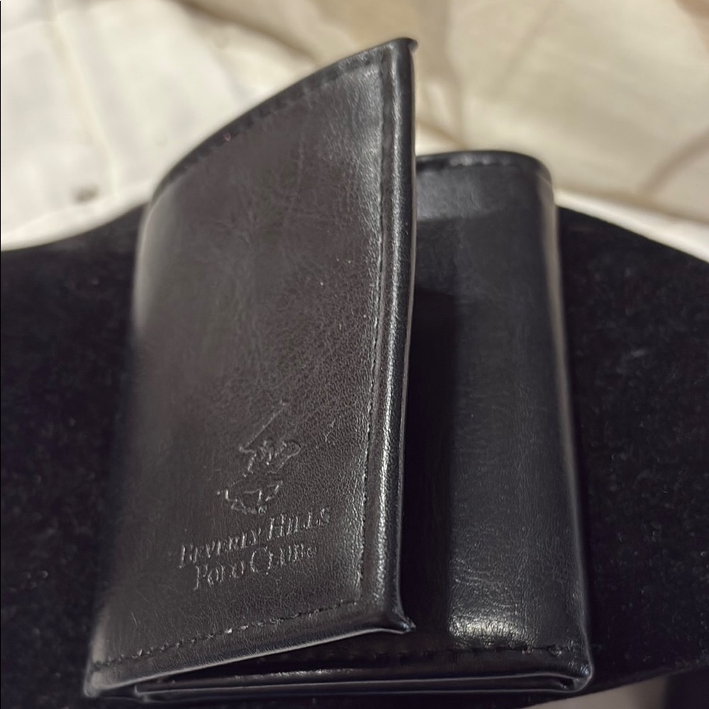 Beverly Hills Polo Club Black Leather Wallet